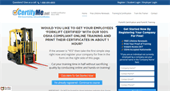 Desktop Screenshot of certifyme.net